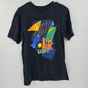 Nike tshirt black air medium tee mens bright 90s y2k